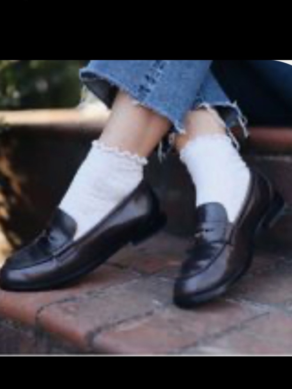 SAS Tripad Comfort Women’s Black Leather Wedge Heel Loafer Moccasin Shoes Sz 8